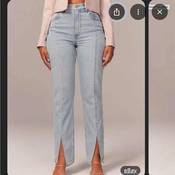 Abercrombie & Fitch Denim - Abercrombie & Fitch ultra high rise jeans